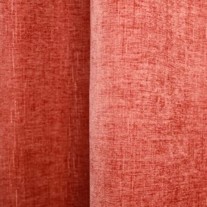 Gordijnen chenille velvet mauve