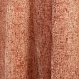 Gordijnen chenille velvet roze