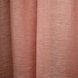 Gordijnen inbetween linnen opale roze