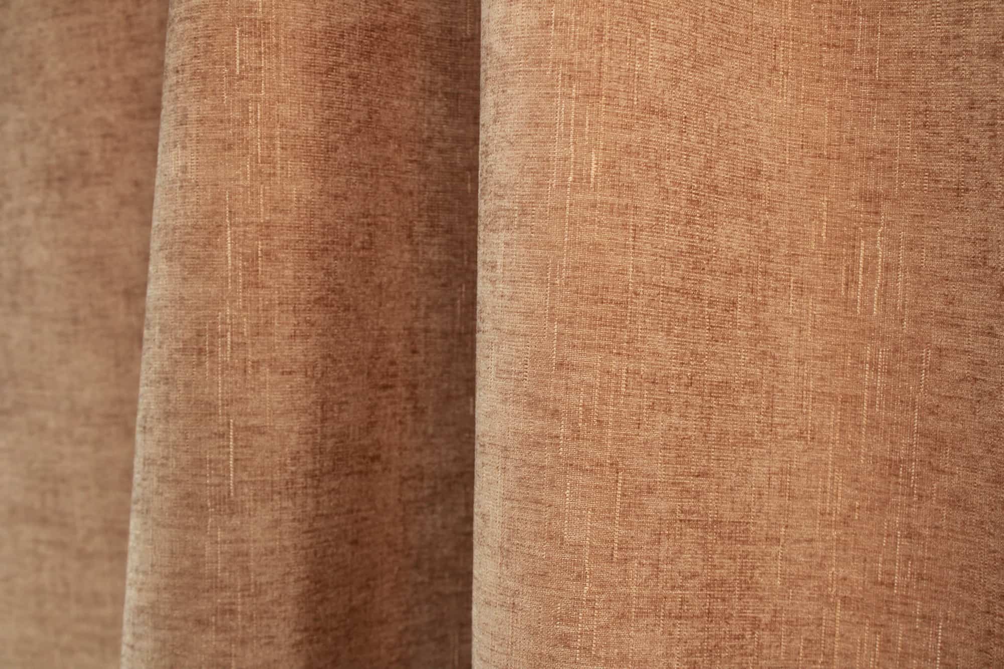 Gordijnen chenille velvet soft taupe