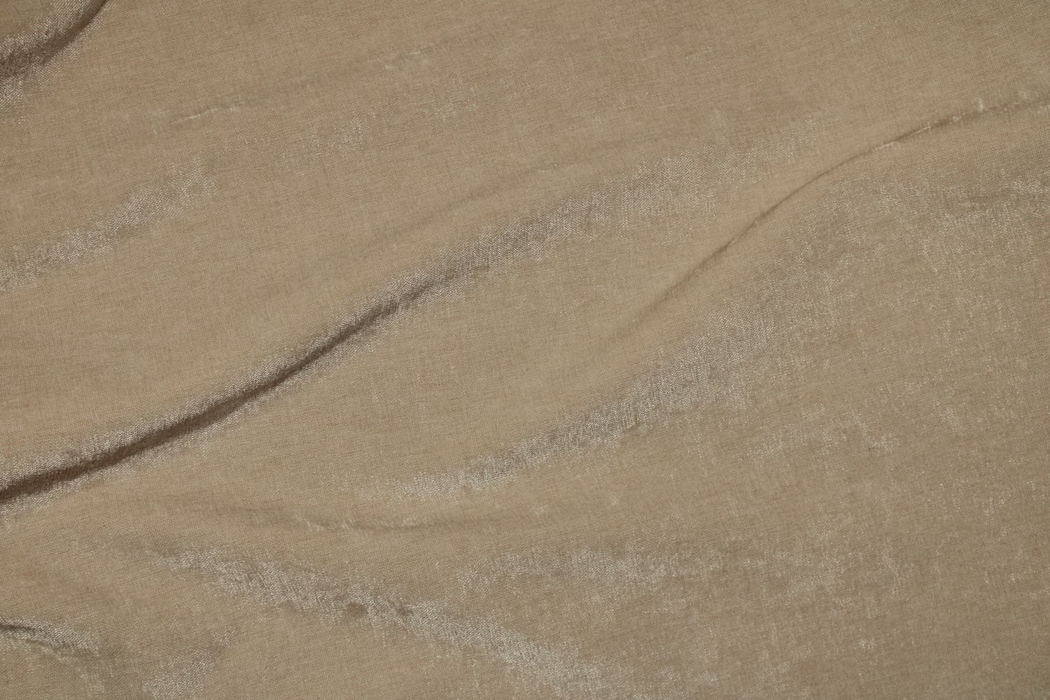 Vouwgordijn chenille krijt ivoor