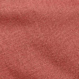 Sfeerfoto van terra vouwgordijnen uit de Boucloir collectie, met een bouclé achtige stof en zichtbare structuur