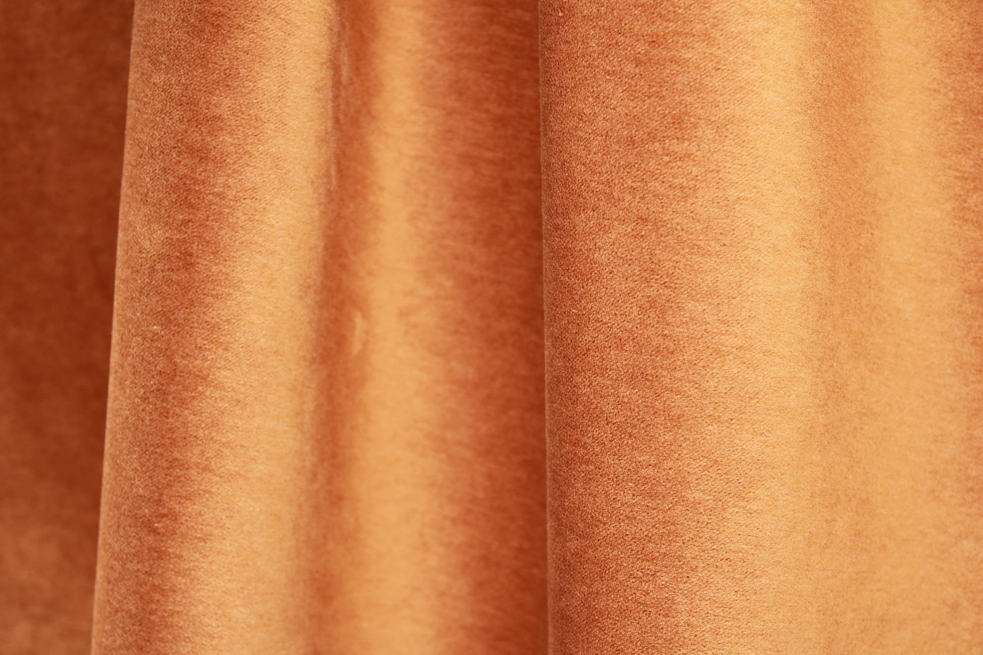 Gordijnen noble velours cognac