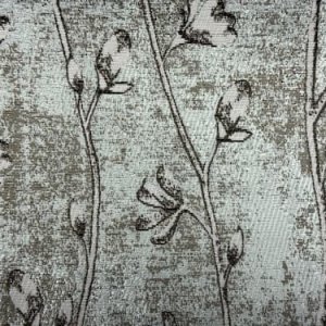 Gordijnen jacquard flora mint