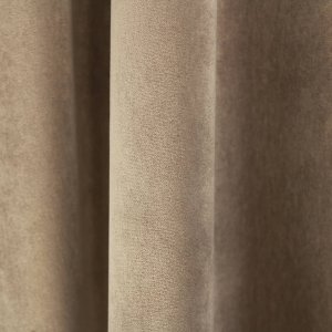 Gordijnen noble velours taupe