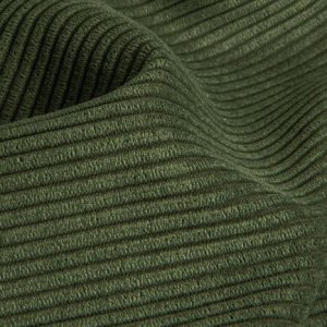 zee groene ribstof, fotos van de stof inelkaar gevouwen