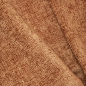 Vouwgordijn chenille velvet bruin