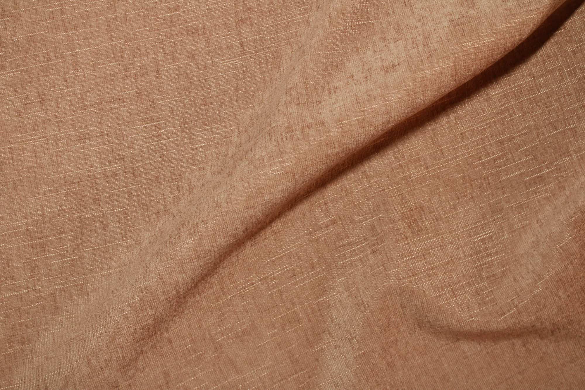 Vouwgordijn chenille velvet soft taupe